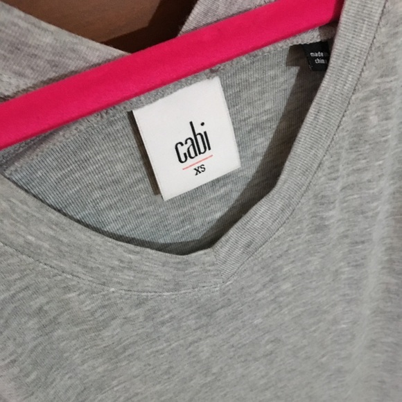 Cabi light grey double v tee - Picture 3 of 3